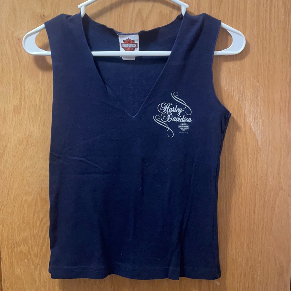 Vintage Harley Davidson tank